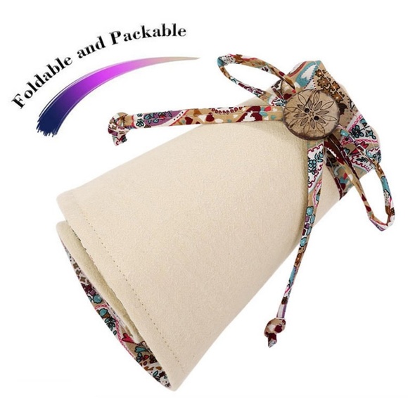 Womens Sun Summer UV Protection Floppy Beach Hat - Picture 3 of 6